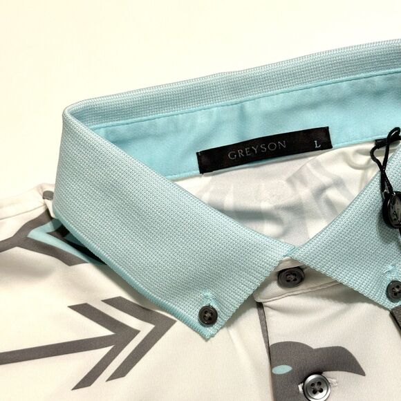 Greyson Golf Performance Fabric Rocky Mountain High Polo Golf Shirt NWT Size XL - Picture 4 of 10